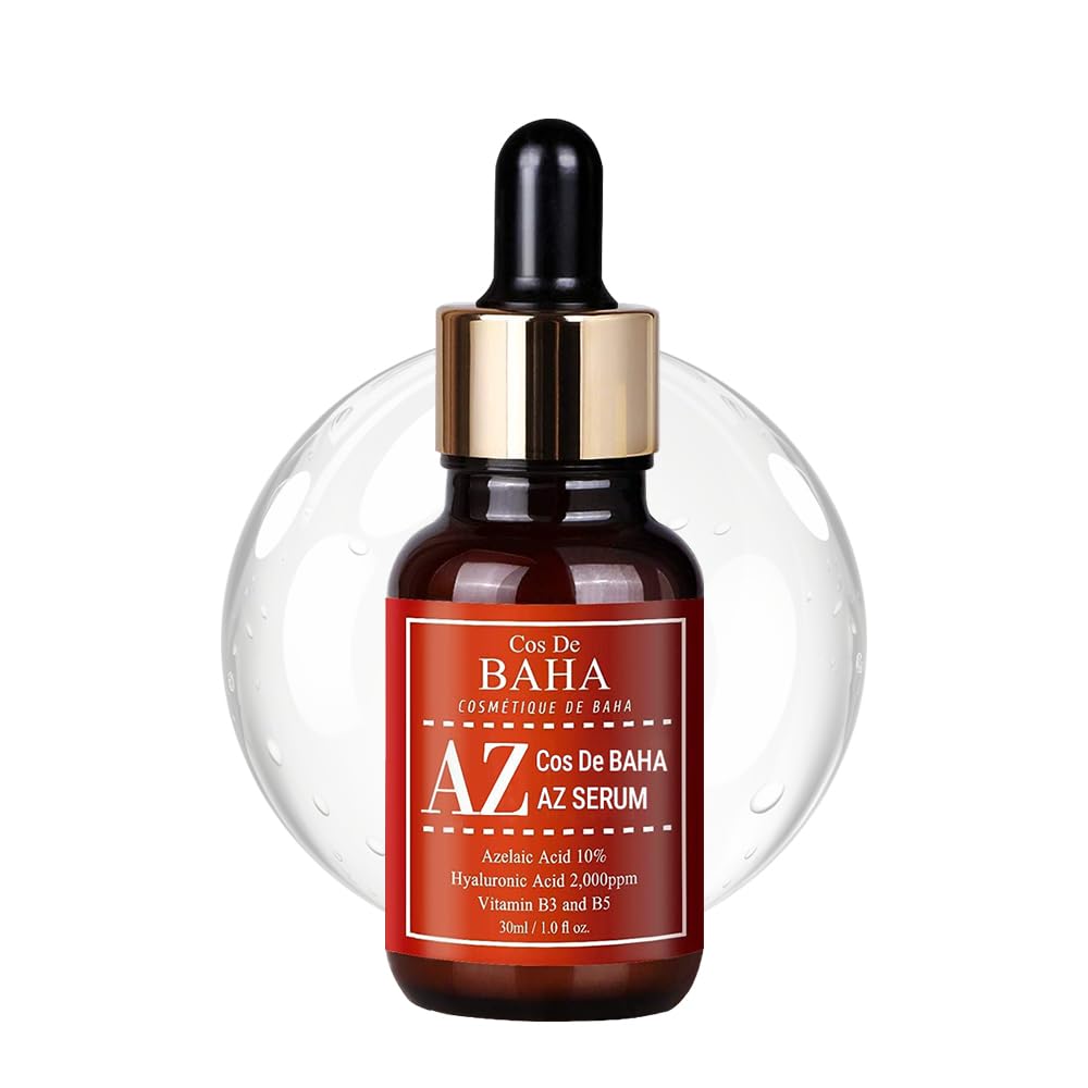Amazon.com: Cos De BAHA Premium Azelaic Acid 10% Serum 1 Fl Oz